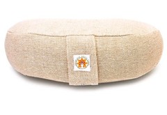 Complete Unity Yoga Meditation Cushion Natural Buckwheat Adjustable
