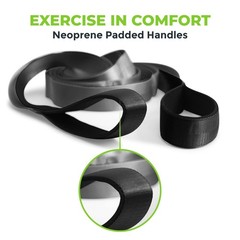 Stretching Strap for Physical Therapy, 12 Multi-Loop Stretch Strap 1.5″ W x 8…