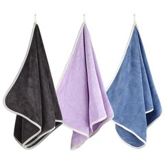 Hoiny 3 Pack Microfiber Gym Towels (14.2″ x 30″), Super Soft, Quick Drying, A…