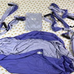 YogaBody Naturals Aerial Yoga Hammock Swing Inversion Sling w/ Handles & Bag