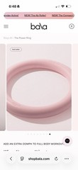 Bala The Power Ring 10 lb Power Ring, Pink Silicone Gym & Training
