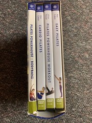 GAIAM Pilates Powerhouse Collection 3-DVD Boxed Set & Body Band Mind Body Health