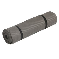 2 pieces gymnastics mat gray 190x60x1 cm sports mat yoga mat Pilates yoga mat
