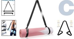 Eco-Friendly Yoga Mat Sling – Adjustable 71″ Carrier for Effortless Travel
