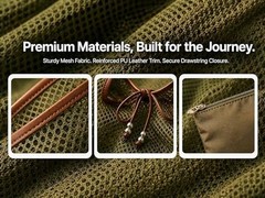 Mesh Beach Tote Bag with Zipper Pouch, Large Breathable Net Shoulder Bag Green