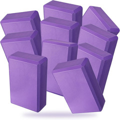 10 Pcs Yoga Blocks Eva Foam Blocks Supportive Yoga Brick Soft Non Slip Gymnastic