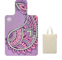 NEW Purple Non-Slip Pilates Reformer Workout Mat And Carry Pouch
