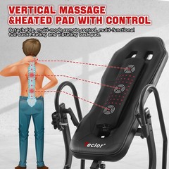 Inversion Table,Advanced Heat and Massage Function,Strength Training Inversio…