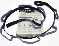 Therapist’s Choice® Stretch Strap with Loops For More Static Stretching.