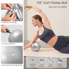 Nanati Pilates Kit 18Pcs Pilates Essentials Kit For Women Home Workouts Pilates