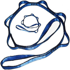 2Pcs Nylon Daisy Chain 6 Loop Adjustable Multipurpose Strap Rope 25Kn Strong Cli