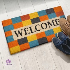 Doormat Coconut Modern Welcome 40×70 cm Doormat Outdoor and Indoor Doormat…