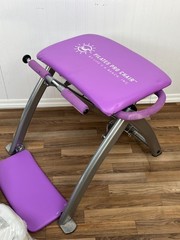 Pilates Pro Chair by Life’s a Beach – Purple – Solid Well Built Used Works