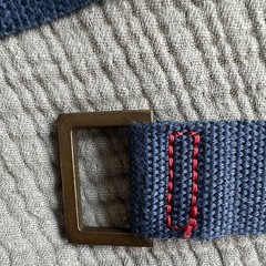 Manduka Yoga Strap Blue & Gray