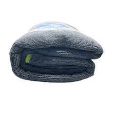 Youphoria Yoga Towel 24×72 Gray Microfiber Non Slip Hot Yoga Mat Towel Green NWT