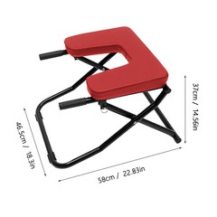Yoga Headstand Bench Exercise Workout Fitness Training Chair Stand Equipment Red