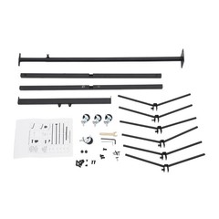 Metal Jump Rope Holder Rack Adjustable Height Rope Holder Rope Rack With Wheels