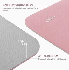 Esterilla de yoga grande para hombre y mujer, antideslizante y ecológica NEW US
