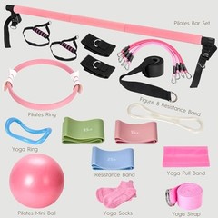 9-Piece at Home Pilates Kit for Beginners & Women | Complete Pilates Equipment