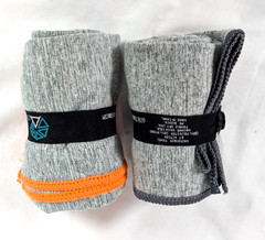 ( QTY 2 ) ACTEON Microfiber Quick Dry Gym Towel Heather-Grey
