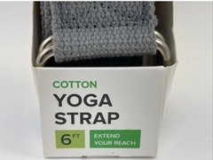 3- Gaiam 6 ft x 1.5 inches Yoga Strap Storm NEW