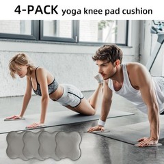 Yoga Knee Pads, Set of 4, Mats for Knees and Elbows, Fitness, Meditation, Kne…