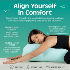 Sequoia Rectangular Yoga Bolster Pillow