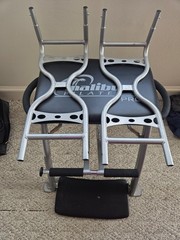 Malibu Pilates Pro Chair Foldable Adjustable Handles Spring Resistance Pilates