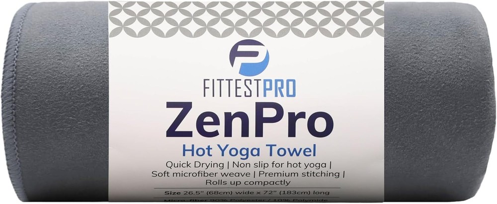 Non-Slip Hot Yoga Towel Super-Absorbent Microfiber for Bikram, Pilates, Yoga