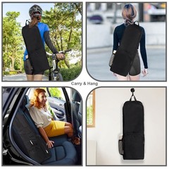 Yoga Mat Bag Carrier Side Mesh Zipper Pocket Exterior Wet Compartment Lightwe…