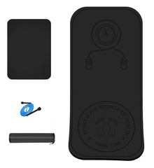 Rope Skipping Sports Shockproof Exercise Mat, All-Purpose Extra Thick High De…