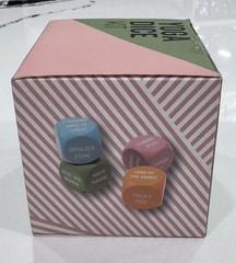 New Sealed! Yoga Dice Kit & Workout Dice (4 Dice) Activities/Durations