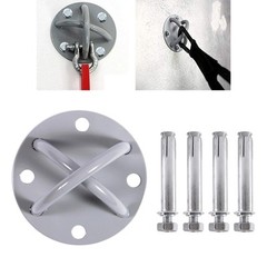 Ceiling Hook Steel Straps Gymnastic Rings Swing Hammock Wall