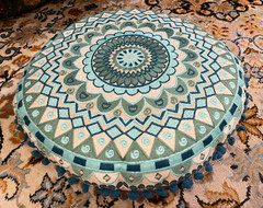 Embroidered Meditation Cushion