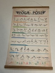 Yoga Poses Sign 27”x16”
