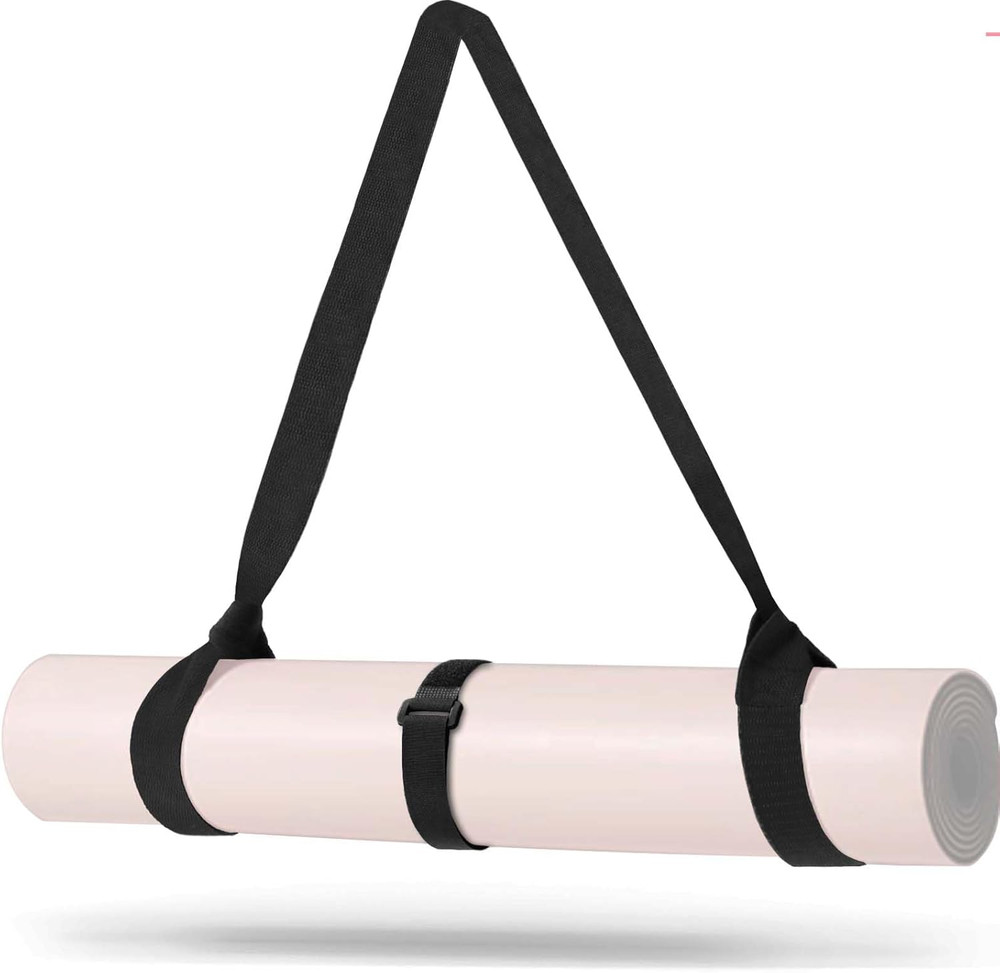 Yoga Mat Carrier Strap Adjustable Thick Wide Cotton Strap for Easy Mat Carrying
