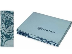 Gaiam Foldable Yoga Mat Super Compact Ultra Lightweight Icy Paisley Never Used