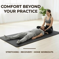 Extra Thick Yoga Mat XL 10mm, Extra Large Yoga Mat Extra Wide and Long for Su…