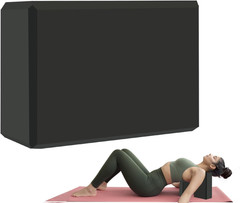 Bloque yoga espuma EVA sin latex antideslizante biselado pilates meditar