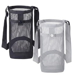 2 Pack Water Bottle Carrier with Strap – Light Bottles Sling Bag with Strap