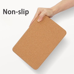 Cork Yoga Block 2 Pack for Pilates, 4” or 3” Non-Slip & High Density Blocks fo