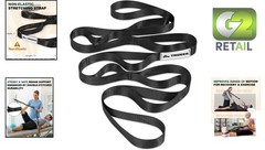 Versatile 10-Loop Yoga Strap for Enhanced Flexibility & Muscle Recovery