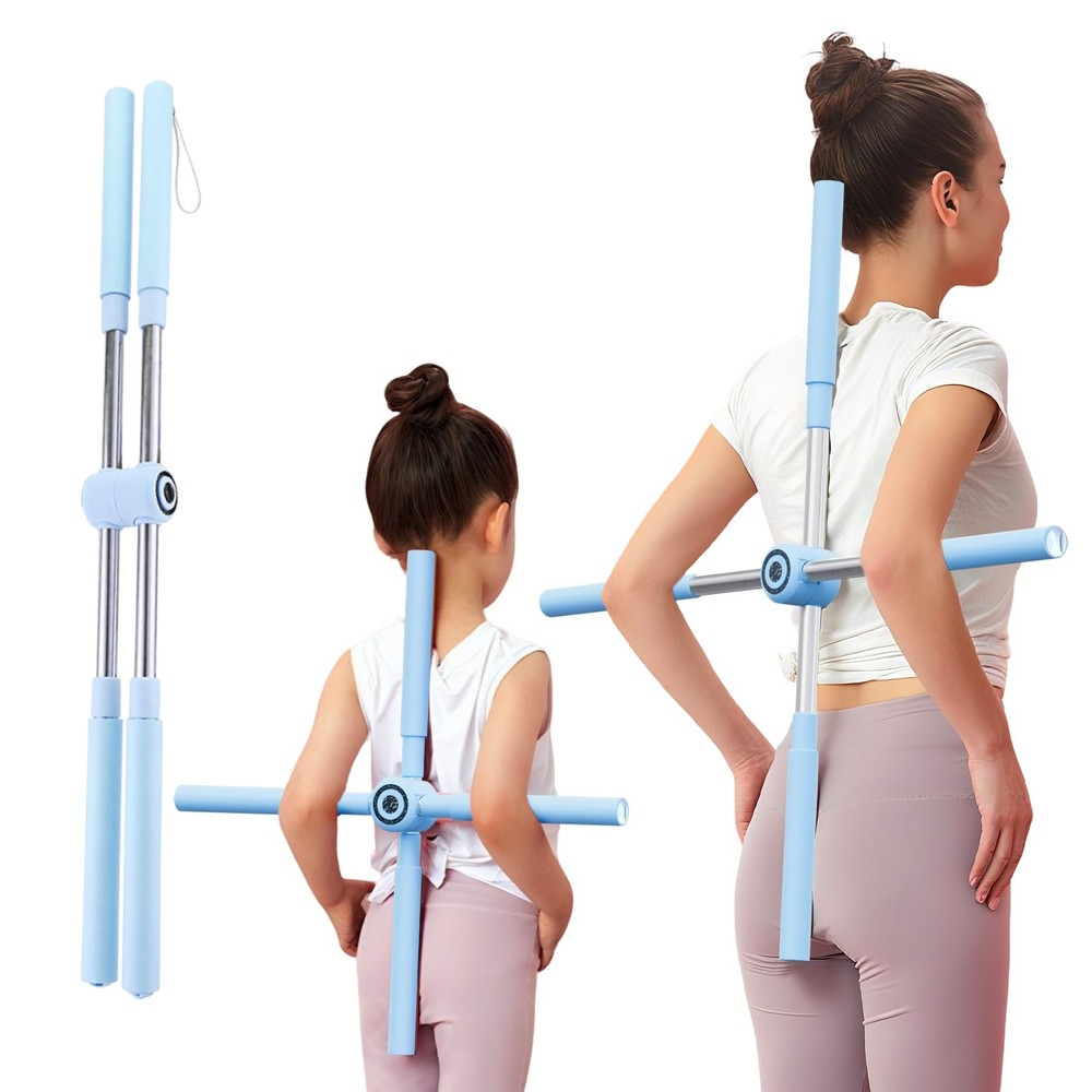 Yoga Stick, Posture Correction Stick for and Men, Relieve Back Pain, Upper an…
