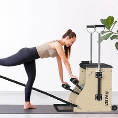 PAETA Pilates Chair,Pilates Combo Chair,Wunda Chair with Resistance Bands, Handl