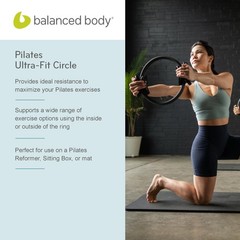 Ultra-Fit Circle, Pilates Ring Resistance Trainer, Upper-Body and Leg Workout…