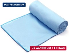 Eunzel 2 Pack Hot Yoga Towel Non Slip Yoga Mat Towel Non-Slip Sweat Absorbent Mi