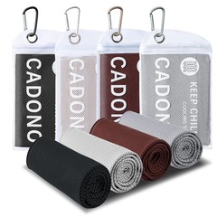 4 Pack Cooling Towel (40″x12″), Soft Breathable Chilly Towel, Ice Towel, Micr…