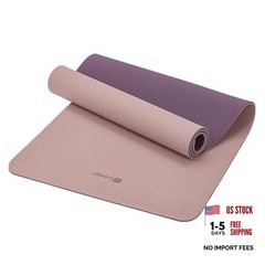Yoga Mat 7mm Thick Non Slip – Extra Cushion TPE Exercise Mat for Home pink