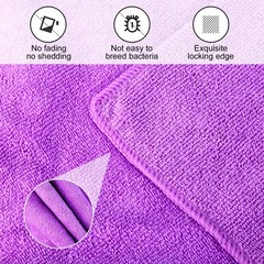 Microfiber Gym Towel Set for Sports Fitness, Yoga, Workout, Soft and Quick-Dr…