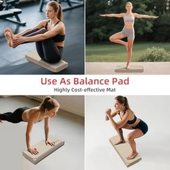 1/2 Inch Extra Thick Yoga Mat Pilates Equipment, 69″x24″ Odorless Cinnamon